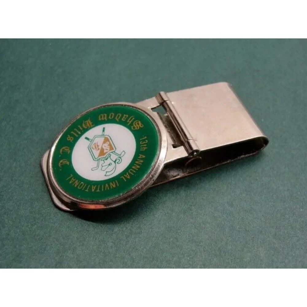Shadow Hills Country Club Money Clip Stainless Steel Credit Card Cash Silver